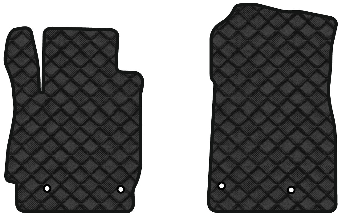 Коврики из экокожи в салон авто передние EVAtech для 2 (DE) Mazda 2007-2014 2 поколение Htb EU MZ21230A2VL4BBB - Фото 1