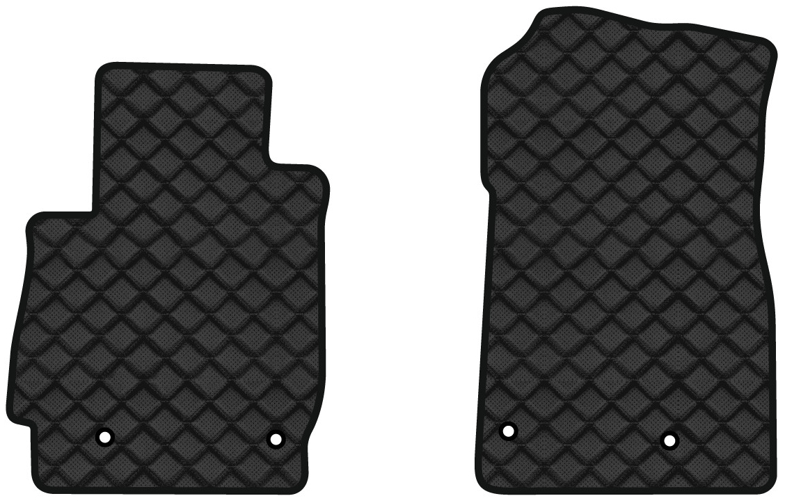 Коврики из экокожи в салон авто передние EVAtech для 2 (DE) Mazda 2007-2014 2 поколение Htb EU MZ21230AB2VL4BBB - Фото 1