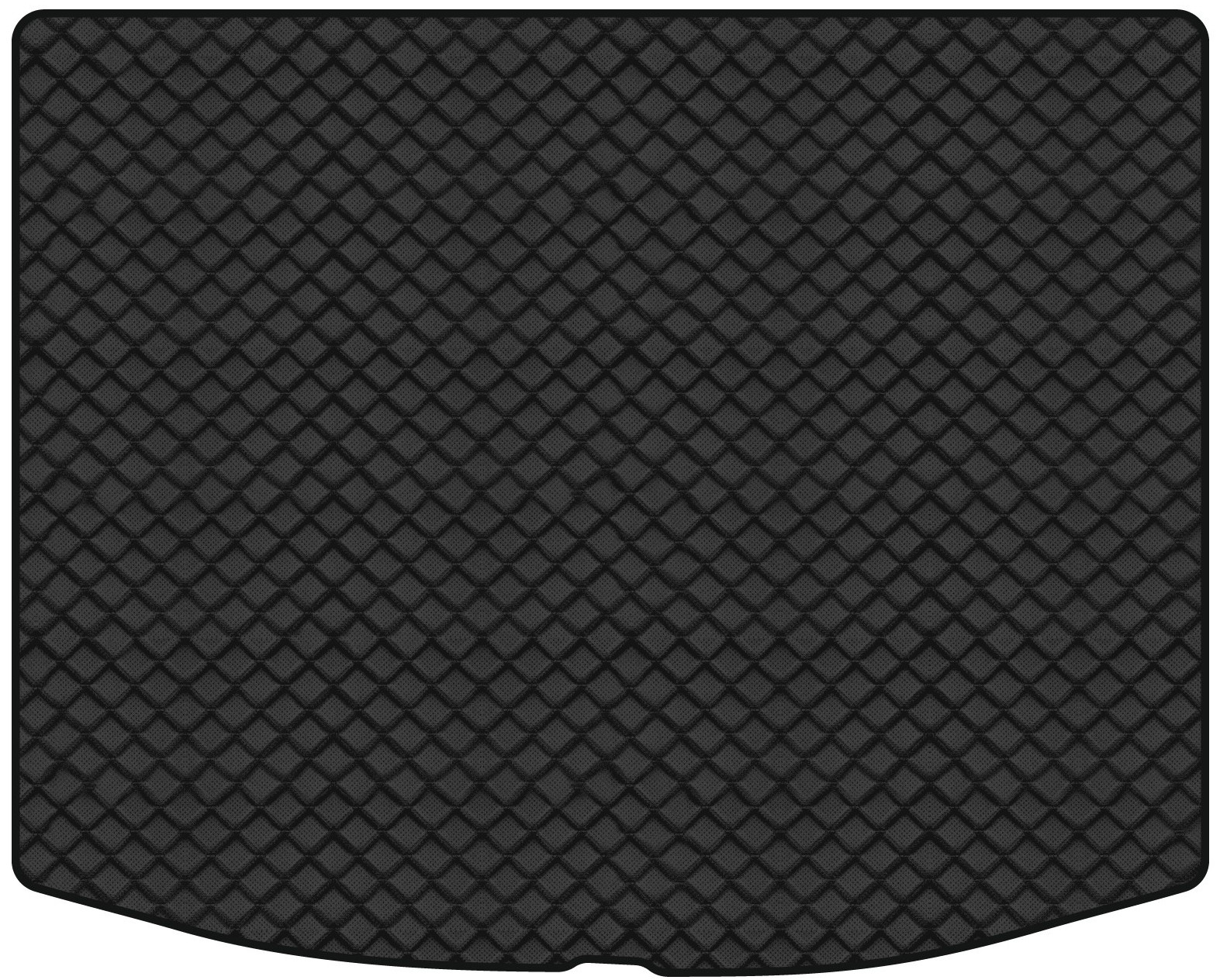 Килимок з екошкіри в багажник авто EVAtech ECO для 3 (BK) Mazda 2004-2009 1 покоління Htb EU MZ3134B1BBB - Фото 1