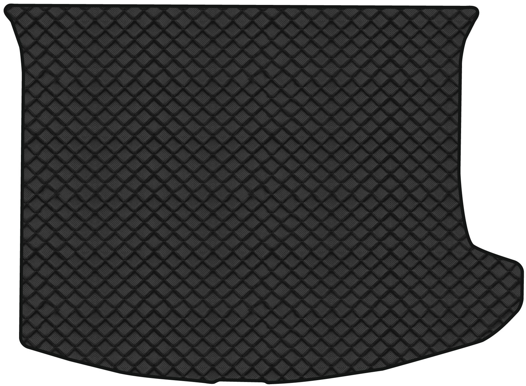 Килимок з екошкіри в багажник авто EVAtech ECO для 3 (BK) Mazda 2004-2009 1 покоління Sedan EU MZ3135BO1BBB - Фото 1