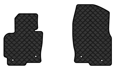 Коврики из экокожи в салон авто передние EVAtech для CX-5 (KE) Mazda 2012-2017 1 поколение SUV EU MZ3149AB2VL4BBB - Фото 1