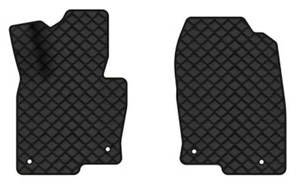 Коврики из экокожи в салон авто передние EVAtech для CX-5 (KF) Mazda 2016-2021 2 поколение SUV EU MZ3150AD2VL4BBB - Фото 1