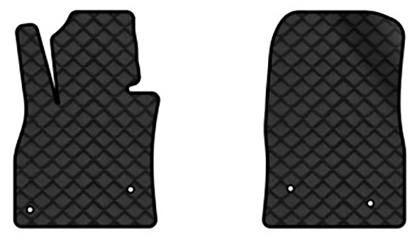 Коврики из экокожи в салон авто передние EVAtech для 6 (GJ) Mazda 2012 3 поколение Combi EU MZ32627ACC2VL4BBB - Фото 1