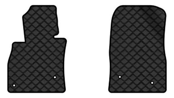 Коврики из экокожи в салон авто передние EVAtech для 6 (GJ) Mazda 2012 3 поколение Combi USA MZ32628ABC2VL4BBB - Фото 1