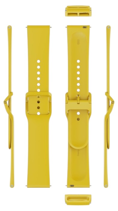 Ремешок для смарт-часов Xiaomi for Redmi Watch 3/5 Lemon Yellow (BHR9470GL) - Фото 1