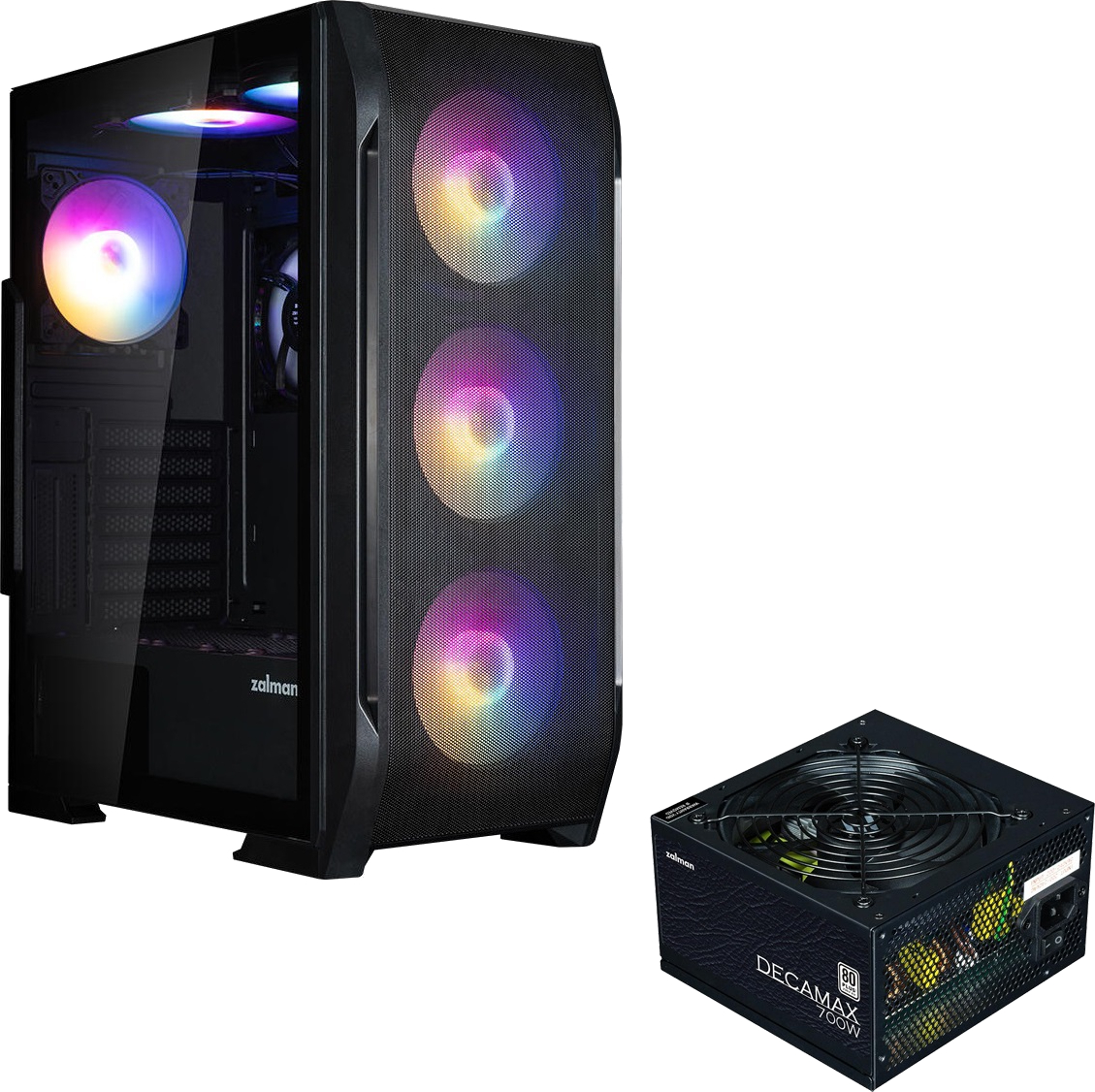 Купить Корпус Zalman N7PLUSV2 с БП Black (N7PLUSV2+ZM700-LX3) - Фото 1 Корпус Zalman N7PLUSV2 с БП Black (N7PLUSV2+ZM700-LX3) - Фото 1