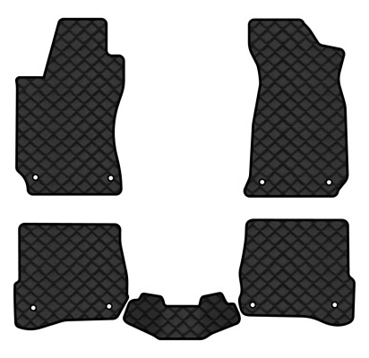 Коврики из экокожи в салон авто EVAtech ECO для Passat (B5) Volkswagen 1996-2005 5 поколение Combi EU VW3989CGK5AV8BBLB - Фото 1