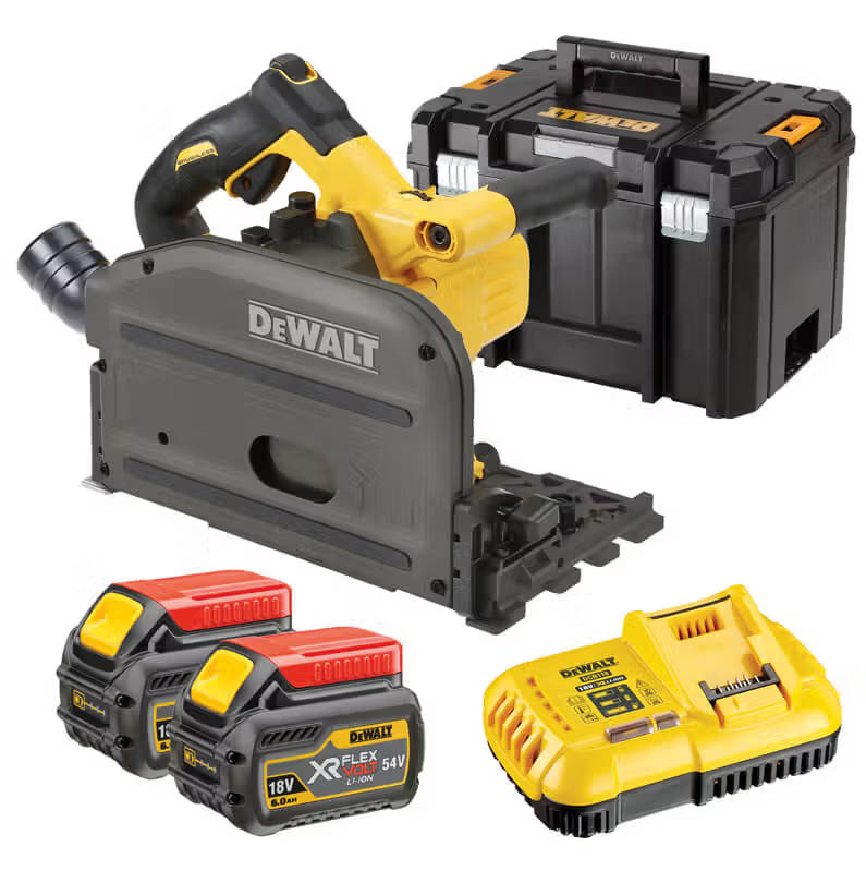 Пила дисковая DeWALT 54В XR FLEXVOLT Li-lon (DCS520T2) - Фото 1