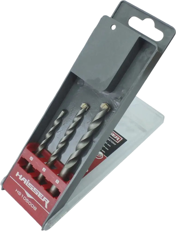 Набір свердел Haisser 5,6,8 мм 3 шт. (3219901) - Фото 1