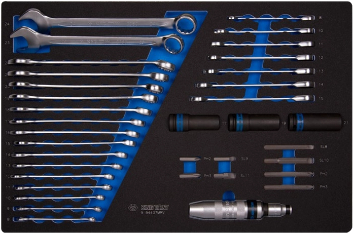 Купить Набор инструментов KING TONY 37 шт. (9-94437MRV) - Фото 1 Набор инструментов KING TONY 37 шт. (9-94437MRV) - Фото 1