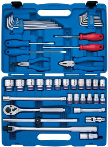 Купить Набор инструментов KING TONY 1/2" 47 шт. в пластиковом кейсе (4547MR) - Фото 1 Набор инструментов KING TONY 1/2" 47 шт. в пластиковом кейсе (4547MR) - Фото 1