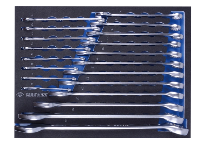 Набір комбінованих ключів KING TONY 20 шт. (9-12D20MRV) - Фото 1