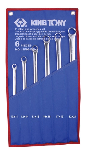Набір накидних ключів KING TONY 6 шт. (1F06MRN) - Фото 1