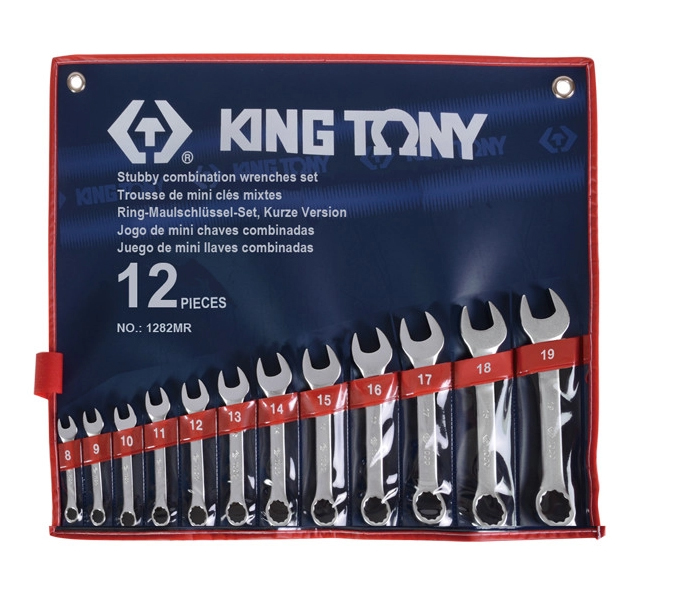 Набор комбинированных ключей KING TONY 1282MR - Фото 1