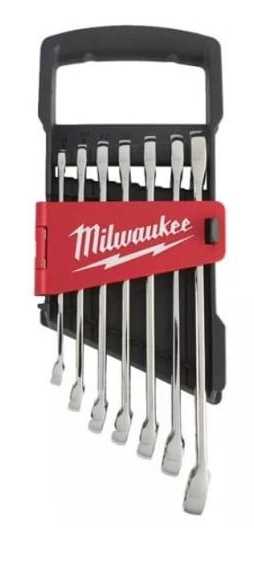Набір рожково-накидних ключів Milwaukee MAX BITE 7 шт. (4932464257) - Фото 1