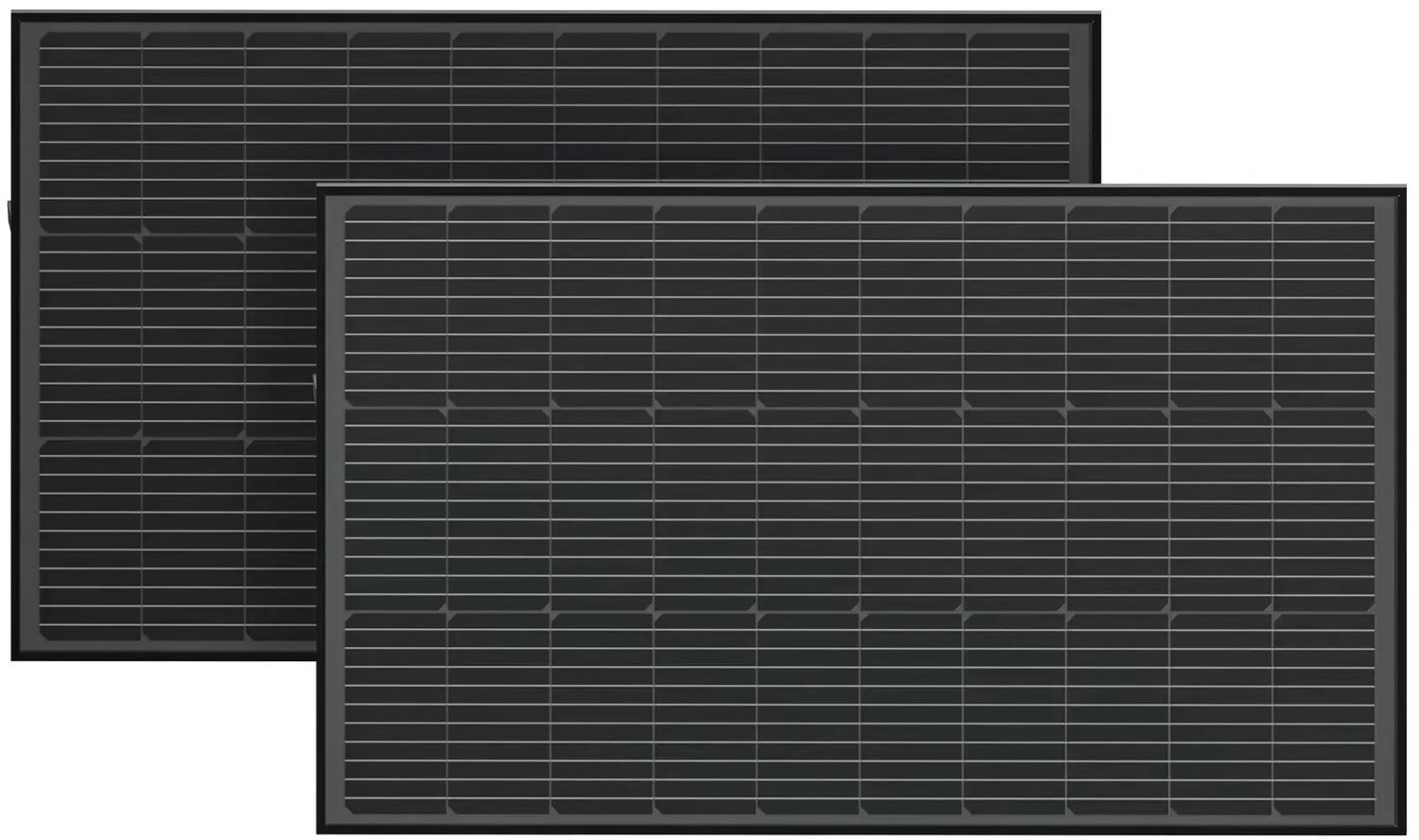 Стаціонарна сонячна панель EcoFlow 2х100 Solar Panel (ZMS331) - Фото 1