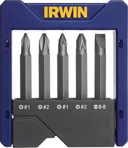 Купити Біта для викрутки IRWIN  PH2,PZ2,T15,20,25 5 шт. (1868193) - Фото 1 Біта для викрутки IRWIN  PH2,PZ2,T15,20,25 5 шт. (1868193) - Фото 1