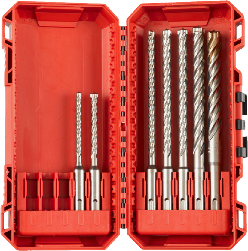 Набор буров Milwaukee SDS-PLUS MX4 PACKOUT 7 шт. (4932492113) - Фото 1