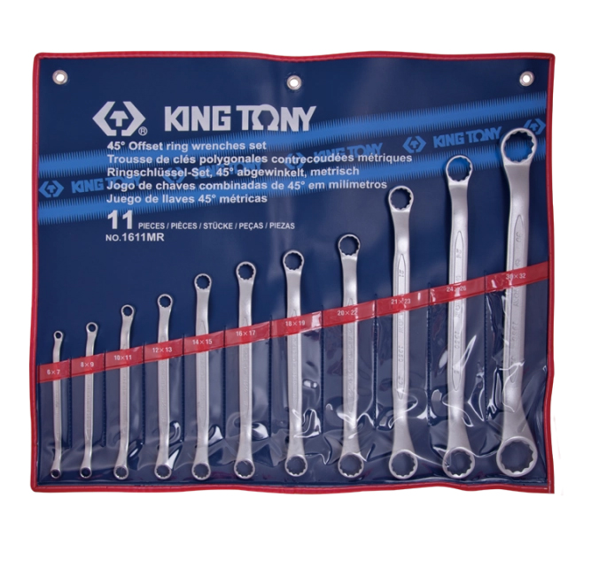 Набір накидних ключів KING TONY 11 шт. (1611MR) - Фото 1