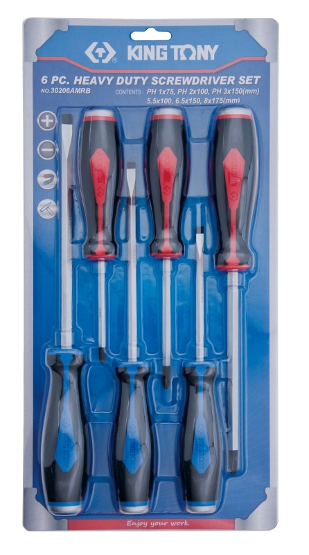 Набір викруток KING TONY 6 шт. (30206AMRB) - Фото 1
