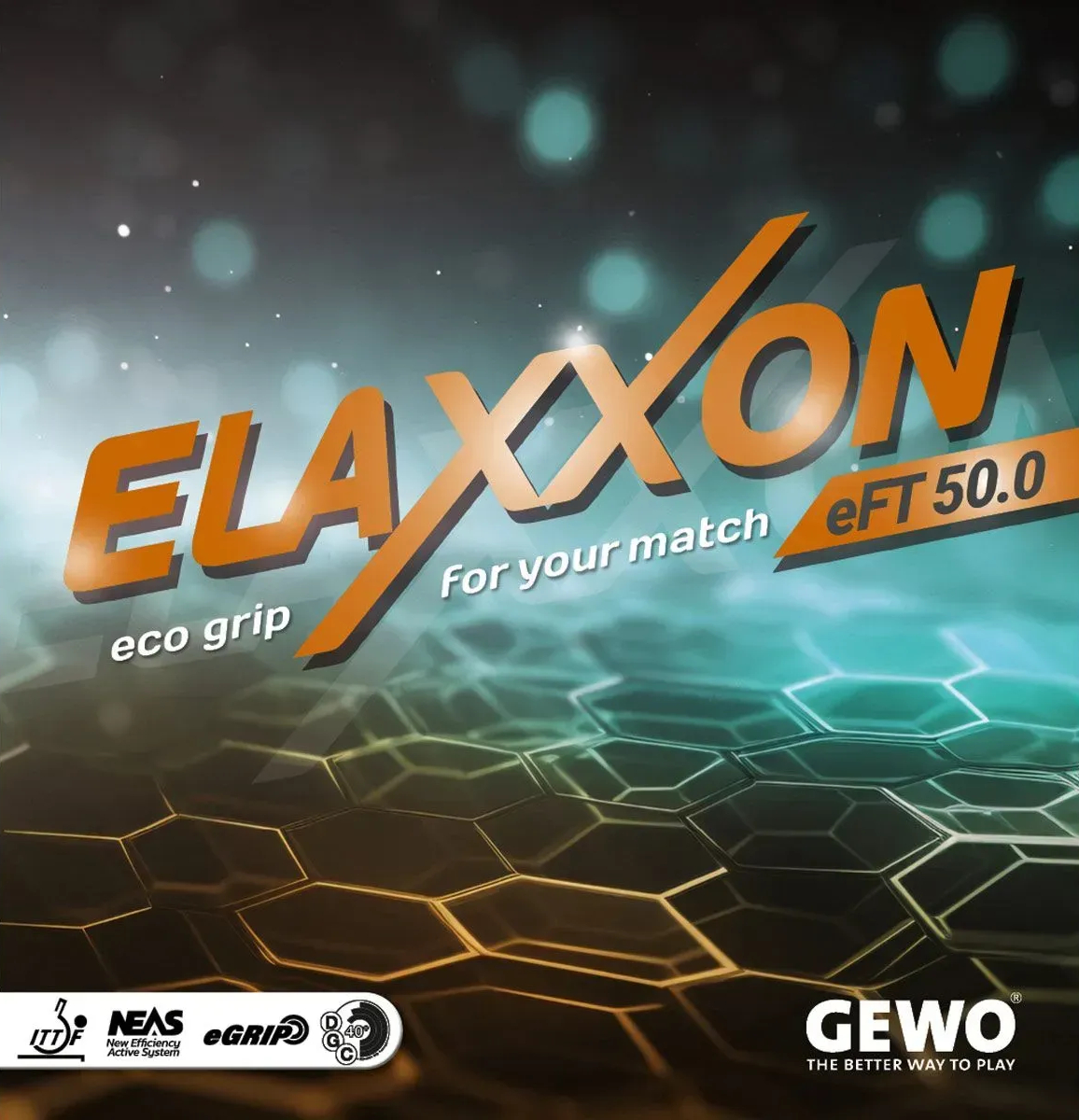 Накладка для ракетки Gewo Elaxxon eFT 50.0 1.9 red (11373300019) - Фото 1