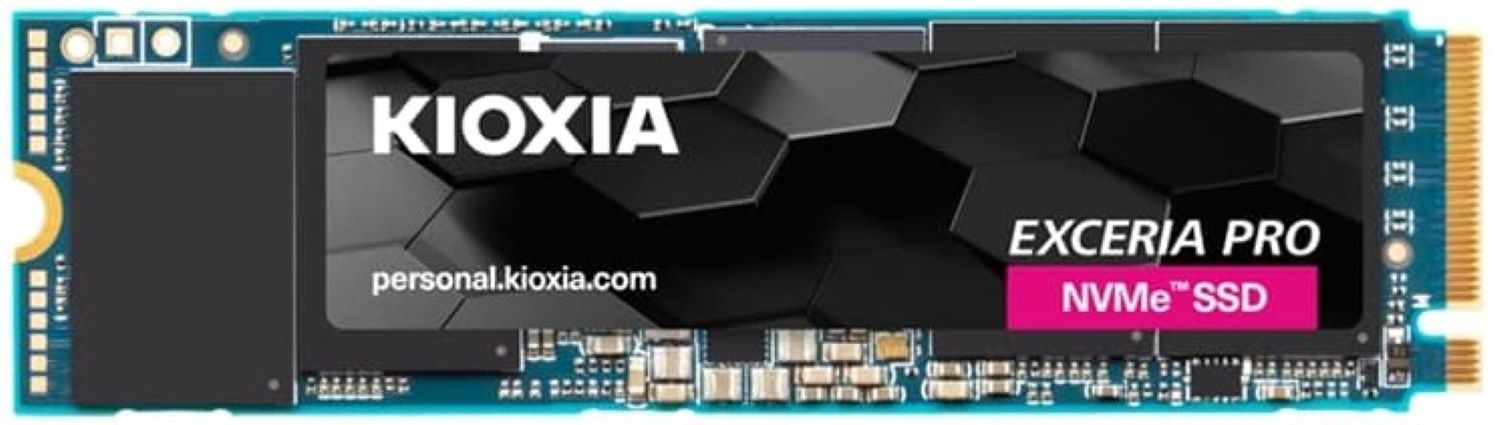 SSD-накопитель внутренний Kioxia 1TB Exceria Plus M.2 2280 PCIe 4.0 x4 TLC (LVD10Z001TG8) - Фото 1