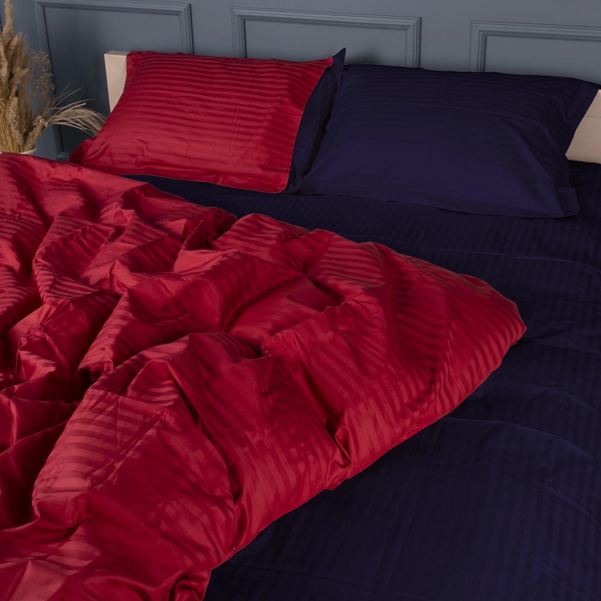 Комплект постільної білизни дитячий MirSon Satin Stripe 30-0018 + 30-0020 Nariman 110х140 (2200005247341) - Фото 1