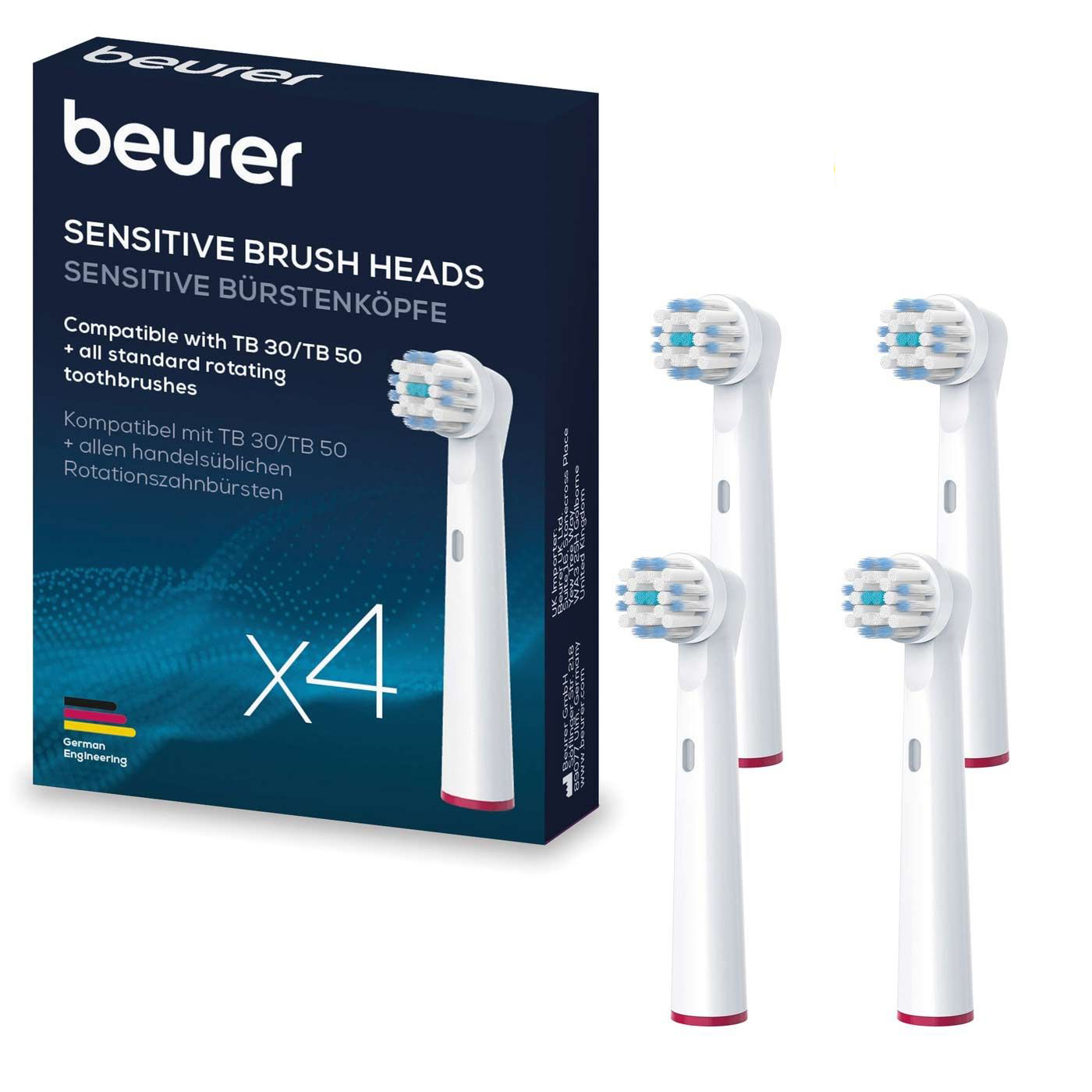Насадка для зубной щетки Beurer TB 30/50 Sensitive 4 шт. - Фото 1