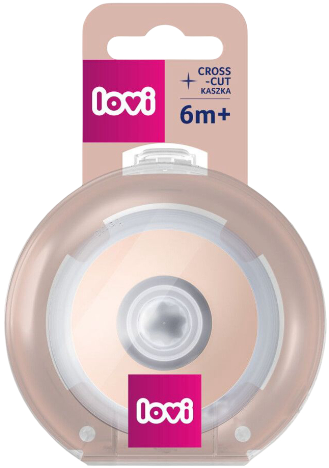 Средний поток соска детская силиконовая Lovi динамическая Mammafeel 6+ каша 1 шт. (18/735) - Фото 1