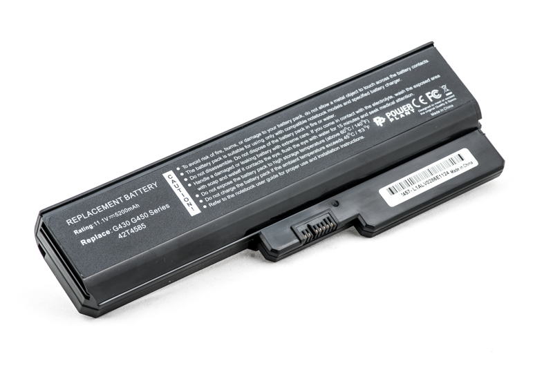 Аккумулятор для ноутбука PowerPlant IBM/LENOVO IdeaPad G430 (ASM 42T4586, LOG530LH) 11.1V 5200mAh (NB00000042) - Фото 1