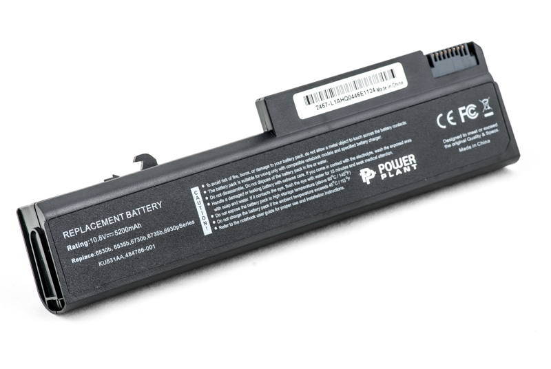 Аккумулятор для ноутбука PowerPlant HP EliteBook 6930p (HSTNN-UB68, H6735LH) 10.8V 5200mAh (NB00000054) - Фото 1