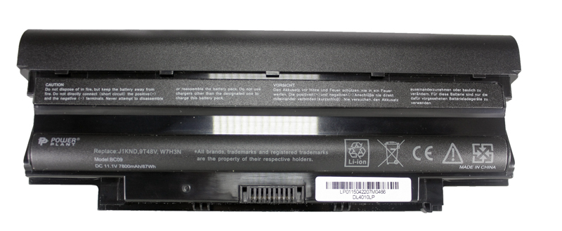 Аккумулятор для ноутбука PowerPlant DELL Inspiron 13R (04YRJH, DE N4010 3S2P) 11.1V 7800mAh (NB00000066) - Фото 1