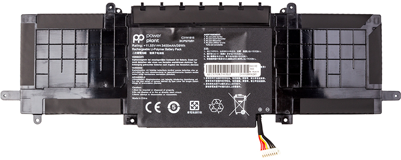 Аккумулятор для ноутбука PowerPlant ASUS Zenbook 13 (C31N1815) 11.55V 3400mAh (NB432004) - Фото 1