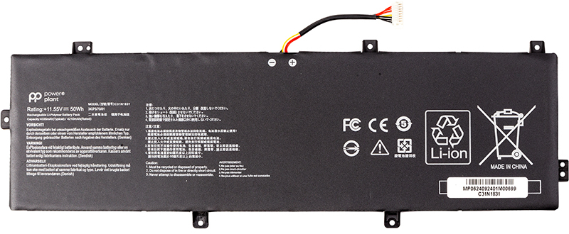 Аккумулятор для ноутбука PowerPlant ASUS Pro 3548FA (C31N1831) 11.55V 4335mAh (NB432134) - Фото 1