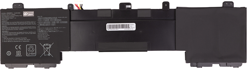 Аккумулятор для ноутбука PowerPlant ASUS ZenBook Pro UX550VE (C42N1630) 15.2V 67Wh (NB432318) - Фото 1