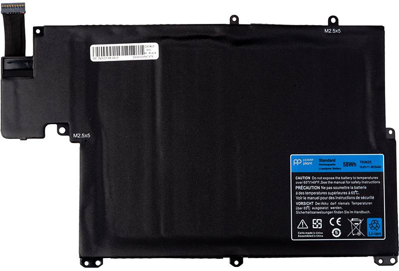 Аккумулятор для ноутбука PowerPlant DELL Inspiron 13z-5323 (TKN25) 15.2V 3815mAh (NB442072) - Фото 1