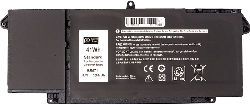 Аккумулятор для ноутбука PowerPlant DELL Latitude 7320 (9JM71) 11.4V 3600mAh (NB442089) - Фото 1