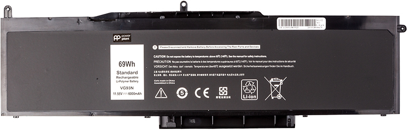 Аккумулятор для ноутбука PowerPlant DELL Precision 15 3520 (VG93N) 11.55V 6000mAh (NB442119) - Фото 1