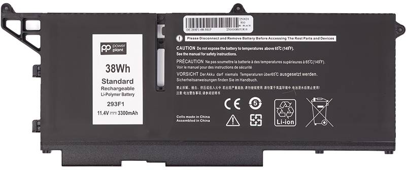 Акумулятор для ноутбука PowerPlant DELL Latitude 5330 (293F1) 11.4V 3300mAh (NB442201) - Фото 1