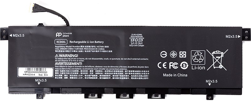 Аккумулятор для ноутбука PowerPlant HP Envy X360 13-AG (KC04XL) 15.4V 3454mAh (NB461424) - Фото 1