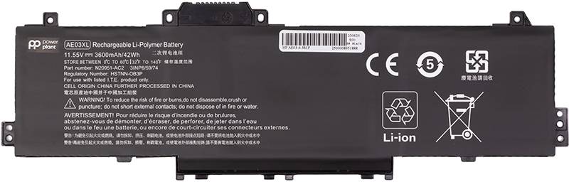 Акумулятор для ноутбука PowerPlant HP 240 G10 Series (AE03XL) 11.55V 3600mAh (NB462506) - Фото 1