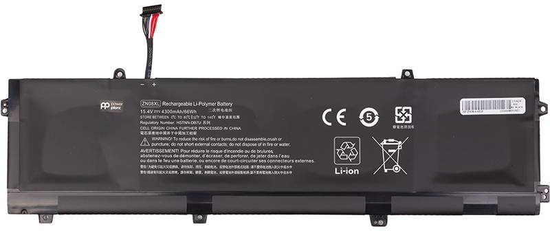 Акумулятор для ноутбука PowerPlant HP Zbook Studio G4 (ZN08XL) 15.4V 4300mAh (NB462513) - Фото 1