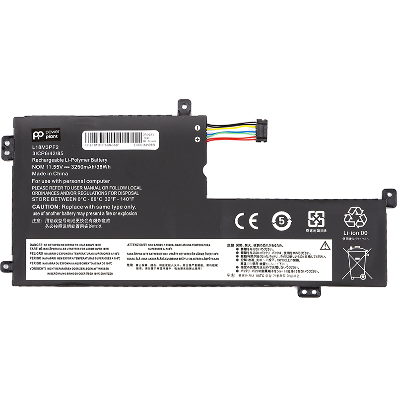 Аккумулятор для ноутбука PowerPlant LENOVO IdeaPad L340-15API (L18M3PF2) 11.55V 3250mAh (NB482139) - Фото 1