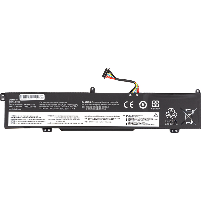 Аккумулятор для ноутбука PowerPlant LENOVO Ideapad L340 Gaming (L18M3PF1) 11.55V 4600mAh (NB482153) - Фото 1