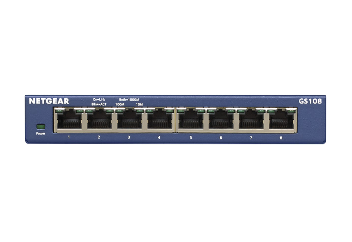Коммутатор локальной сети (Switch) Netgear GS108GE - Фото 1