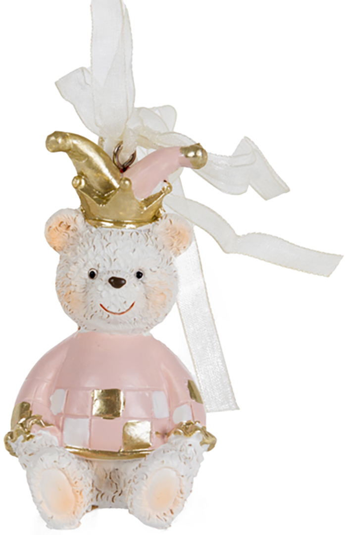 Декор підвіска New Year Lefard Ведмедик 7 см (191-080) - Фото 1