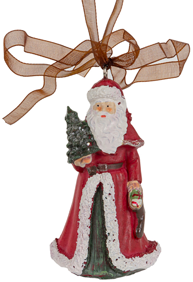 Декор підвіска New Year Lefard Дед мороз 8.5 см (191-088) - Фото 1