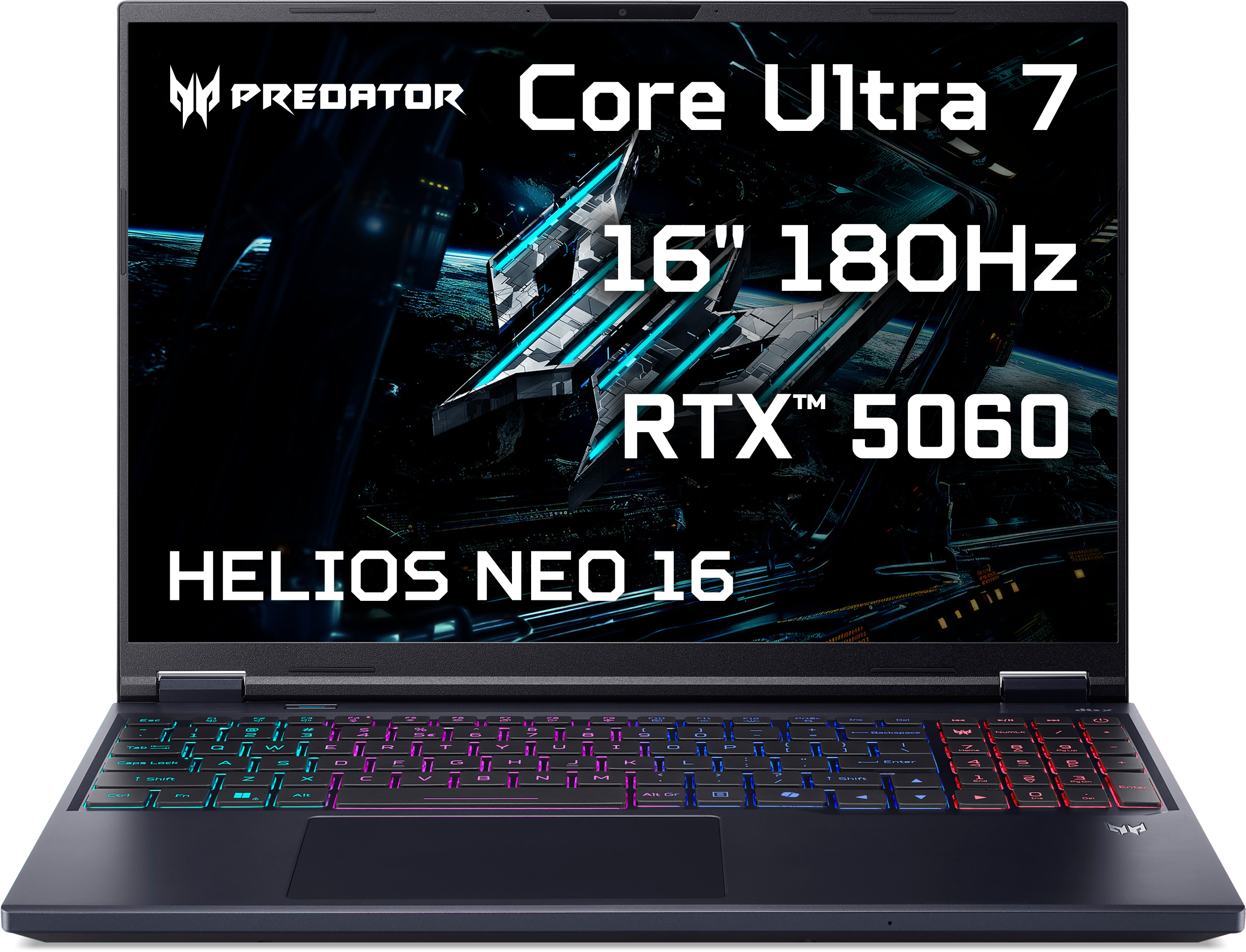Ноутбук ігровий Acer Predator Helios Neo 16 AI PHN16-73-79F3 (NH.QVUEU.006) Abyssal Black - Фото 1