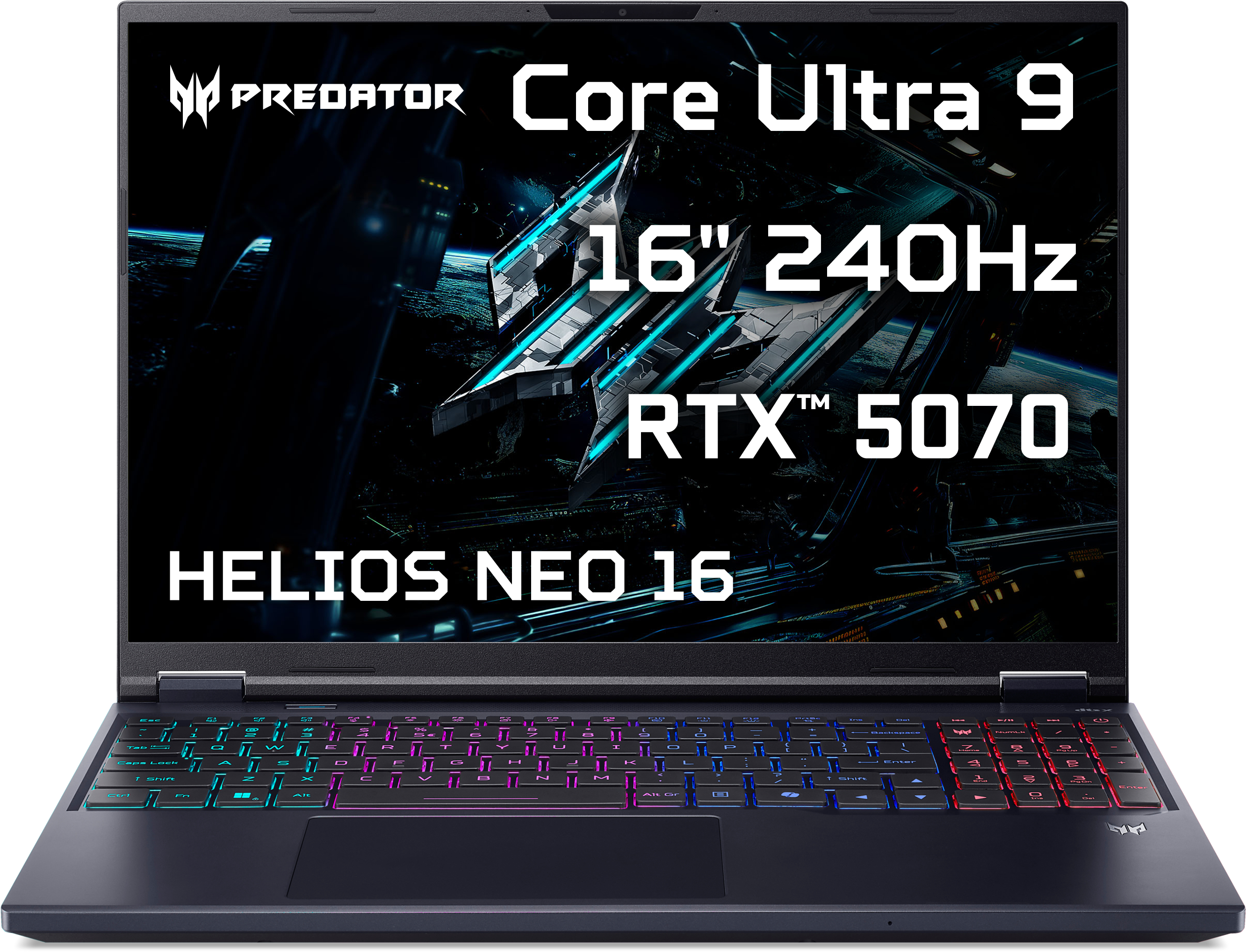 Ноутбук ігровий Acer Predator Helios Neo 16 AI PHN16-73-96A3 (NH.QX5EU.00C) Abyssal Black - Фото 1