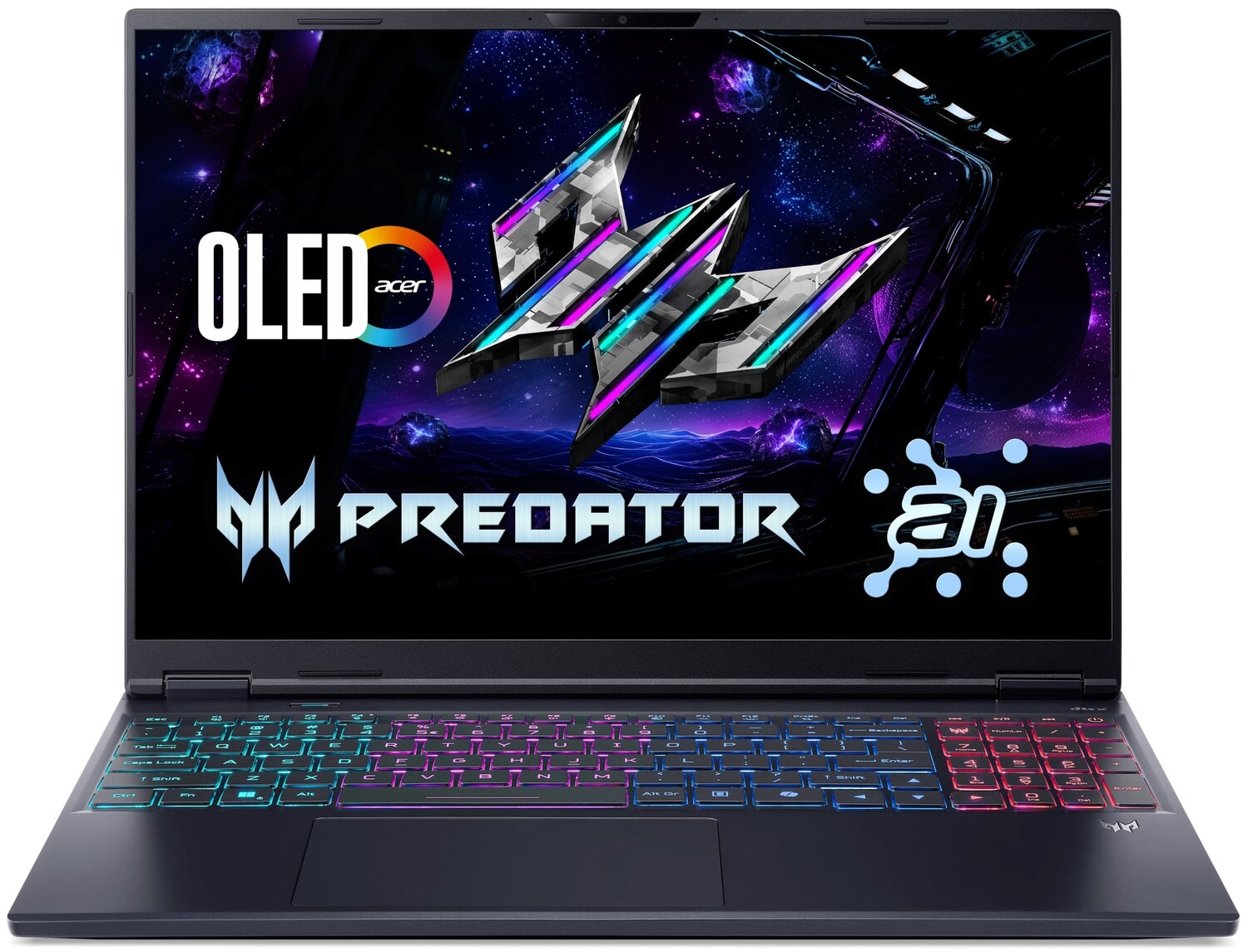 Ноутбук игровой Acer Predator Helios Neo 16S AI PHN16S-71-9833 (NH.QZFEU.001) Abyssal Black - Фото 1